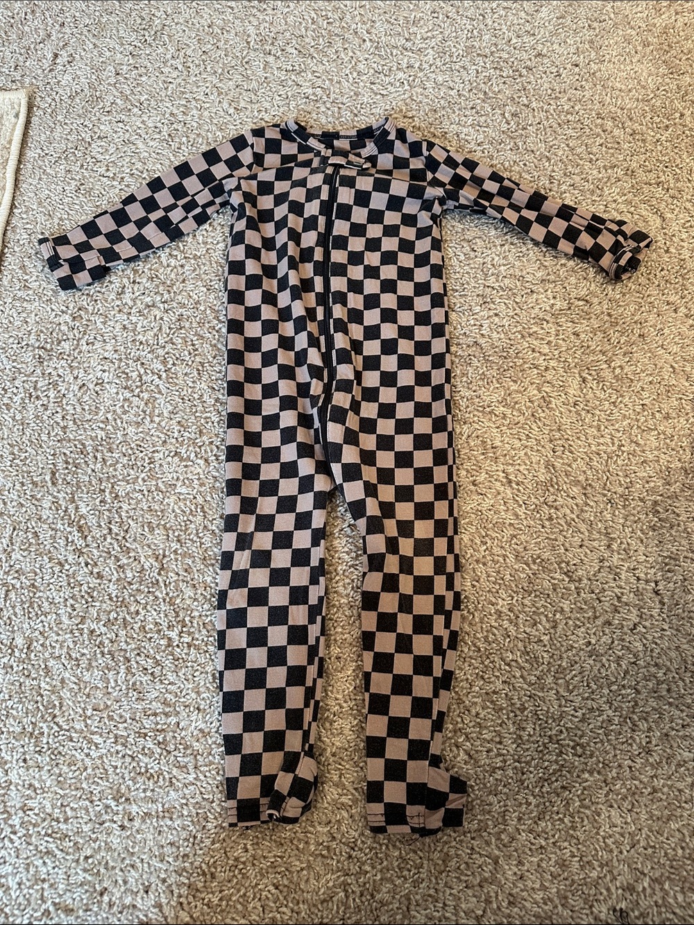 BABYBREEZ Black and Tan Check Luxie
